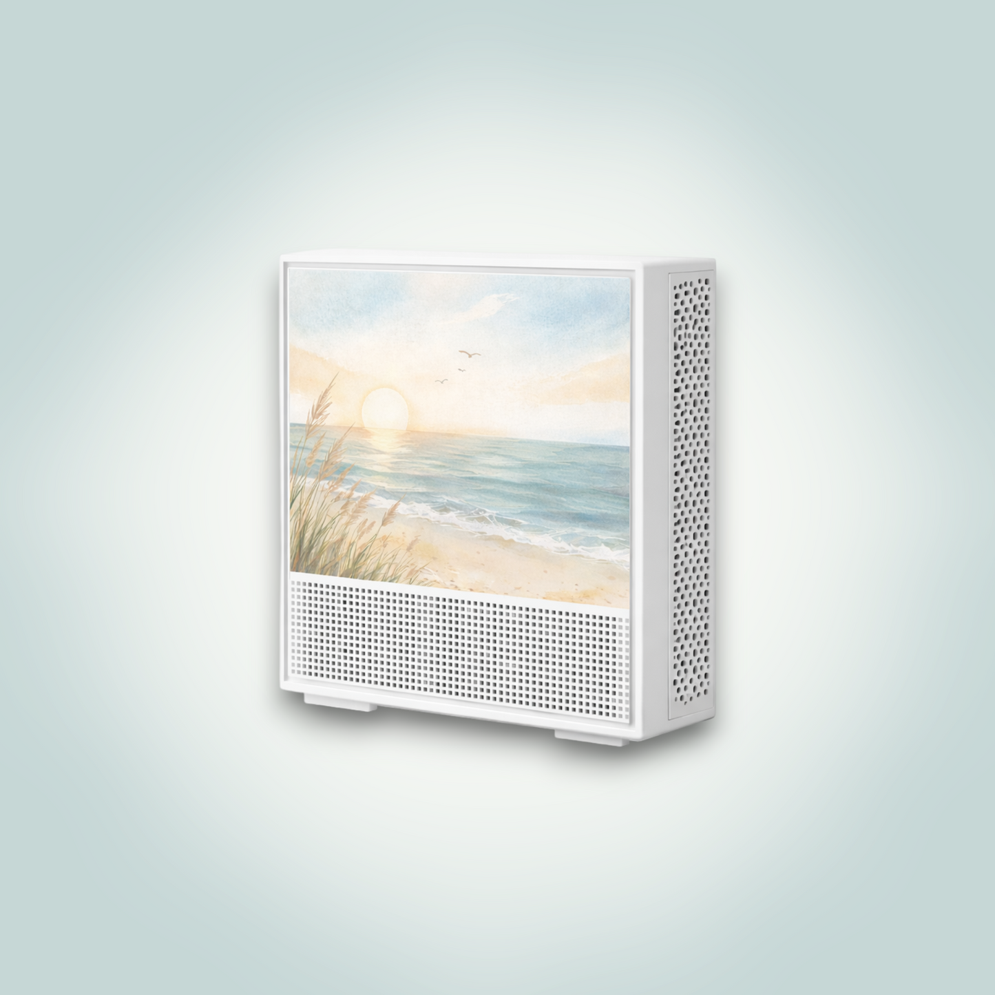 High-Efficiency Artistic Air Purifier with Slim Profile and Professional Filtration