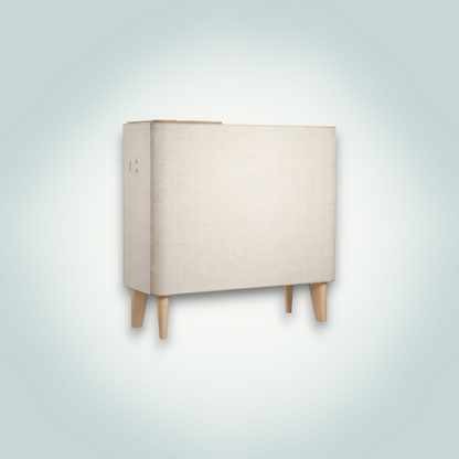 Premium Furniture-Style Air Purifier with Smart Sensing and Wireless Charging