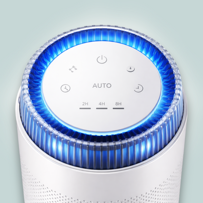 High-Performance Compact Air Purifier with Green True HEPA Filtration