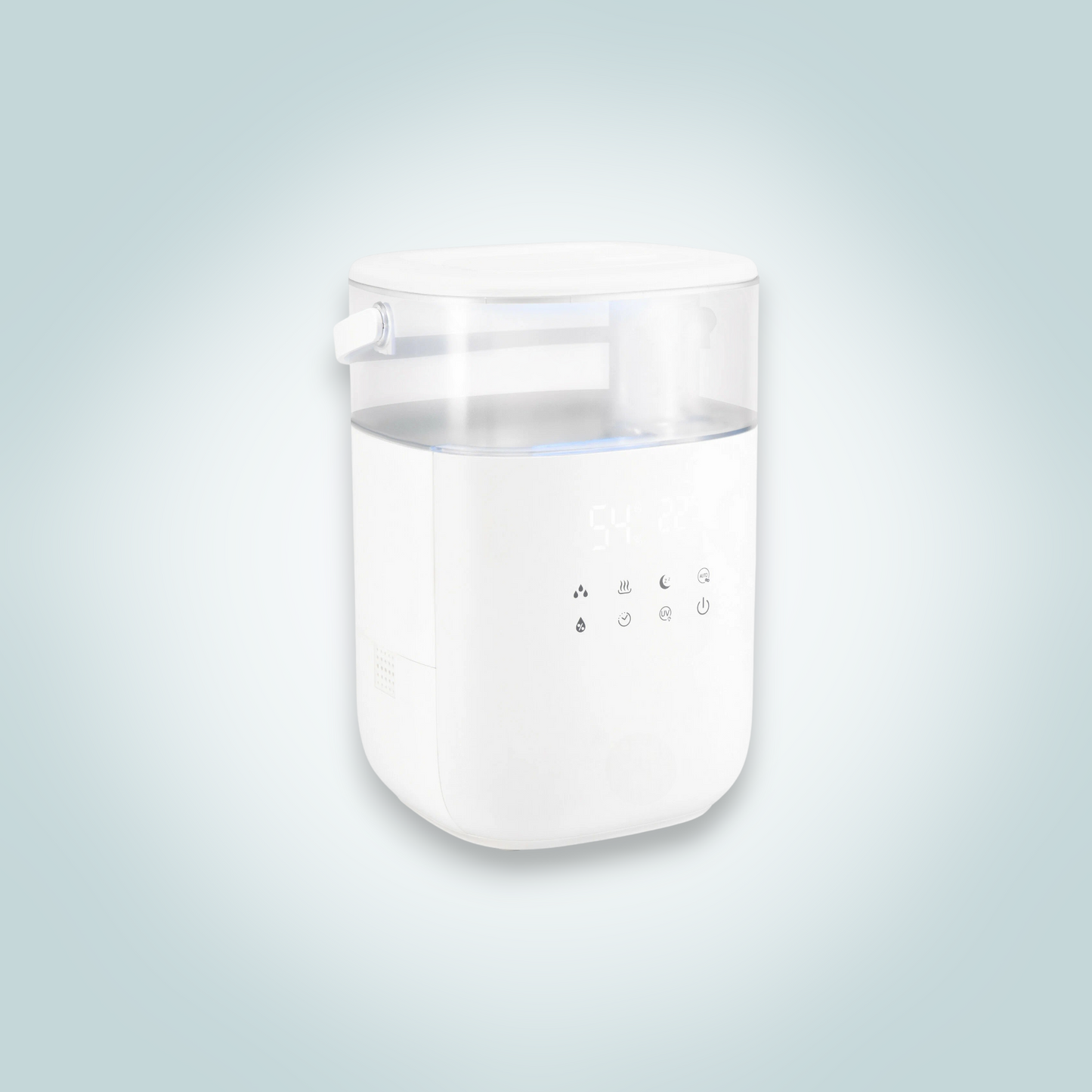 Smart Ultrasonic Humidifier with UV-C Sterilization and WiFi Control