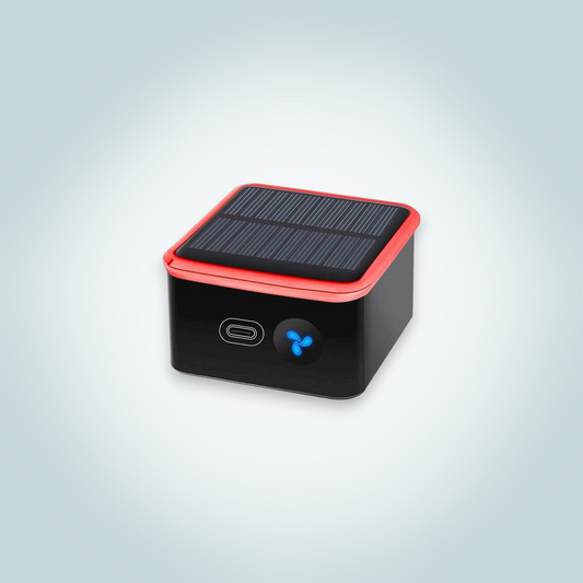 Solar-Powered Car Air Purifier with Washable Filter and Intelligent Air Sensing
