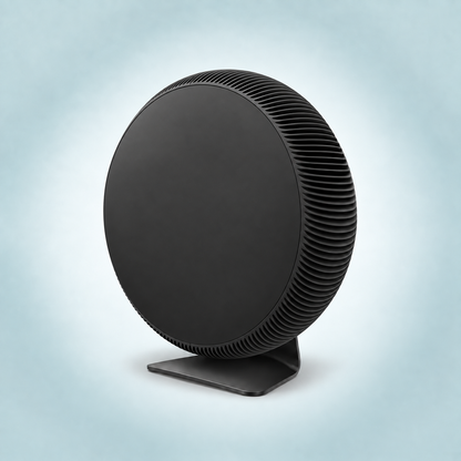 High-Capacity Smart Air Purifier with 360° Intake – Black