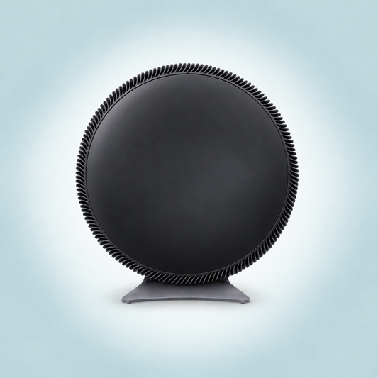 High-Capacity Smart Air Purifier with 360° Intake – Black