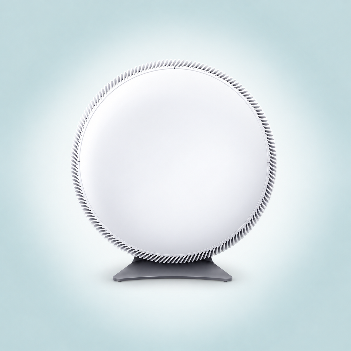 High-Capacity Smart Air Purifier with 360° Intake – White