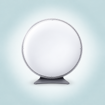 High-Capacity Smart Air Purifier with 360° Intake – White